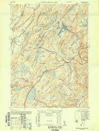 Popolopen Lake New York Historical topographic map, 1:24000 scale, 7.5 X 7.5 Minute, Year 1947
