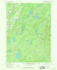 Popolopen Lake New York Historical topographic map, 1:24000 scale, 7.5 X 7.5 Minute, Year 1957