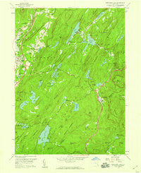 Popolopen Lake New York Historical topographic map, 1:24000 scale, 7.5 X 7.5 Minute, Year 1957