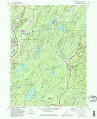 Popolopen Lake New York Historical topographic map, 1:24000 scale, 7.5 X 7.5 Minute, Year 1957
