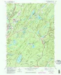 Popolopen Lake New York Historical topographic map, 1:24000 scale, 7.5 X 7.5 Minute, Year 1957