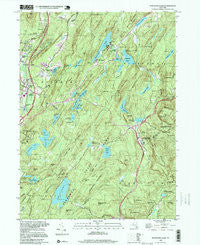 Popolopen Lake New York Historical topographic map, 1:24000 scale, 7.5 X 7.5 Minute, Year 1994