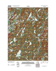 Popolopen Lake New York Historical topographic map, 1:24000 scale, 7.5 X 7.5 Minute, Year 2013