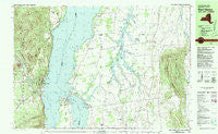 Port Henry Vermont Historical topographic map, 1:25000 scale, 7.5 X 15 Minute, Year 1980