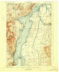 Port Henry Vermont Historical topographic map, 1:62500 scale, 15 X 15 Minute, Year 1898
