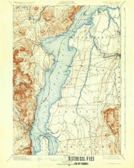 Port Henry Vermont Historical topographic map, 1:62500 scale, 15 X 15 Minute, Year 1898