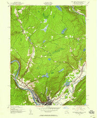 Port Jervis North New York Historical topographic map, 1:24000 scale, 7.5 X 7.5 Minute, Year 1942
