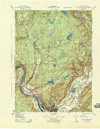 Port Jervis North New York Historical topographic map, 1:31680 scale, 7.5 X 7.5 Minute, Year 1943