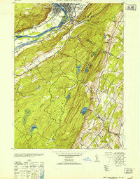 Port Jervis South New York Historical topographic map, 1:24000 scale, 7.5 X 7.5 Minute, Year 1953