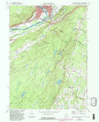 Port Jervis South New York Historical topographic map, 1:24000 scale, 7.5 X 7.5 Minute, Year 1969