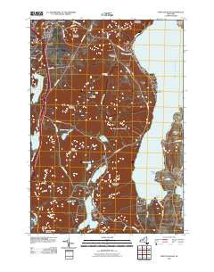 Port Douglass New York Historical topographic map, 1:24000 scale, 7.5 X 7.5 Minute, Year 2010