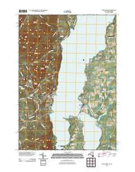 Port Henry New York Historical topographic map, 1:24000 scale, 7.5 X 7.5 Minute, Year 2012
