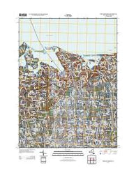 Port Jefferson New York Historical topographic map, 1:24000 scale, 7.5 X 7.5 Minute, Year 2013