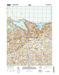 Port Jefferson New York Current topographic map, 1:24000 scale, 7.5 X 7.5 Minute, Year 2016
