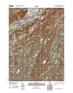 Port Jervis South New York Historical topographic map, 1:24000 scale, 7.5 X 7.5 Minute, Year 2011