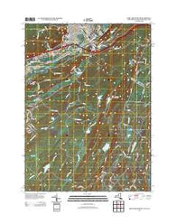 Port Jervis South New York Historical topographic map, 1:24000 scale, 7.5 X 7.5 Minute, Year 2013