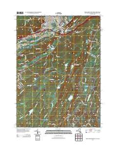 Port Jervis South New York Historical topographic map, 1:24000 scale, 7.5 X 7.5 Minute, Year 2013