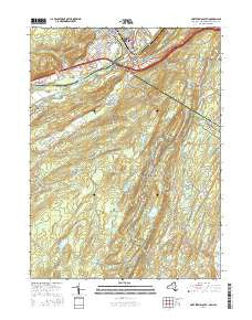 Port Jervis South New York Current topographic map, 1:24000 scale, 7.5 X 7.5 Minute, Year 2016