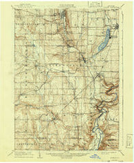 Portage New York Historical topographic map, 1:62500 scale, 15 X 15 Minute, Year 1905