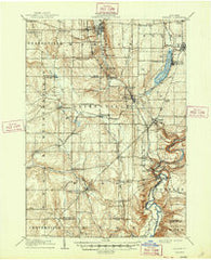 Portage New York Historical topographic map, 1:62500 scale, 15 X 15 Minute, Year 1905