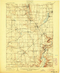 Portage New York Historical topographic map, 1:62500 scale, 15 X 15 Minute, Year 1905
