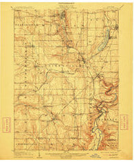 Portage New York Historical topographic map, 1:62500 scale, 15 X 15 Minute, Year 1905