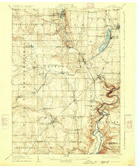 Portage New York Historical topographic map, 1:62500 scale, 15 X 15 Minute, Year 1905