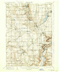 Portage New York Historical topographic map, 1:62500 scale, 15 X 15 Minute, Year 1905