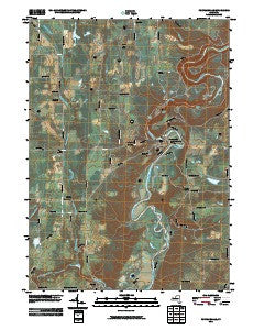 Portageville New York Historical topographic map, 1:24000 scale, 7.5 X 7.5 Minute, Year 2010