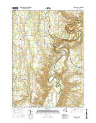 Portageville New York Current topographic map, 1:24000 scale, 7.5 X 7.5 Minute, Year 2016