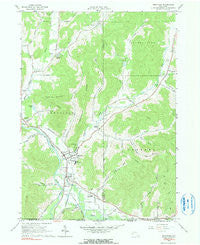 Portville New York Historical topographic map, 1:24000 scale, 7.5 X 7.5 Minute, Year 1961