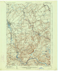Potsdam New York Historical topographic map, 1:62500 scale, 15 X 15 Minute, Year 1908