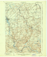 Potsdam New York Historical topographic map, 1:62500 scale, 15 X 15 Minute, Year 1908