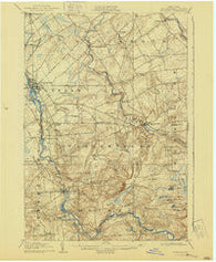 Potsdam New York Historical topographic map, 1:62500 scale, 15 X 15 Minute, Year 1908