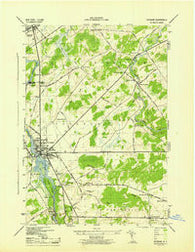Potsdam New York Historical topographic map, 1:31680 scale, 7.5 X 7.5 Minute, Year 1943