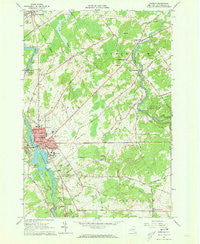Potsdam New York Historical topographic map, 1:24000 scale, 7.5 X 7.5 Minute, Year 1964