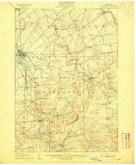 Potsdam New York Historical topographic map, 1:62500 scale, 15 X 15 Minute, Year 1908