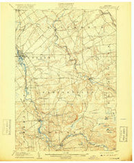 Potsdam New York Historical topographic map, 1:62500 scale, 15 X 15 Minute, Year 1908