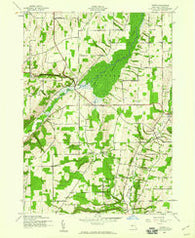 Potter New York Historical topographic map, 1:24000 scale, 7.5 X 7.5 Minute, Year 1942