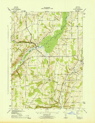 Potter New York Historical topographic map, 1:31680 scale, 7.5 X 7.5 Minute, Year 1942
