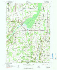 Potter New York Historical topographic map, 1:24000 scale, 7.5 X 7.5 Minute, Year 1942