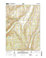 Potter New York Current topographic map, 1:24000 scale, 7.5 X 7.5 Minute, Year 2016