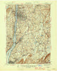 Poughkeepsie New York Historical topographic map, 1:62500 scale, 15 X 15 Minute, Year 1943