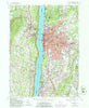 Poughkeepsie New York Historical topographic map, 1:24000 scale, 7.5 X 7.5 Minute, Year 1957