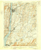 Poughkeepsie New York Historical topographic map, 1:62500 scale, 15 X 15 Minute, Year 1903