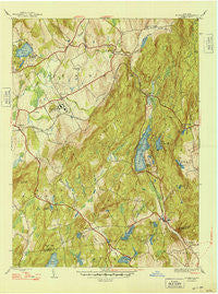 Poughquag New York Historical topographic map, 1:24000 scale, 7.5 X 7.5 Minute, Year 1948