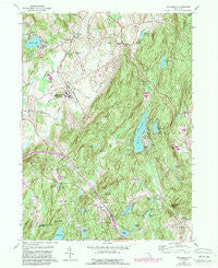 Poughquag New York Historical topographic map, 1:24000 scale, 7.5 X 7.5 Minute, Year 1960