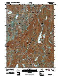 Poughquag New York Historical topographic map, 1:24000 scale, 7.5 X 7.5 Minute, Year 2010