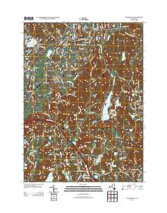 Poughquag New York Historical topographic map, 1:24000 scale, 7.5 X 7.5 Minute, Year 2013