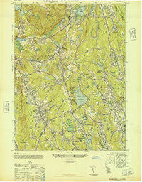 Pound Ridge New York Historical topographic map, 1:24000 scale, 7.5 X 7.5 Minute, Year 1947